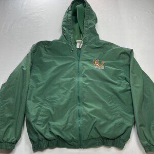 Vintage 90s Walt Disney World Tigger Green Jacket Small